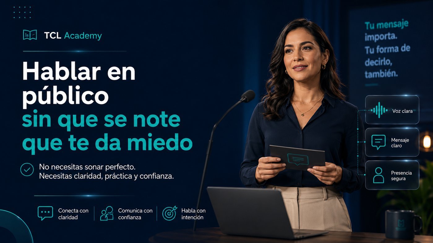 Hablar en público sin que se note que te da miedo